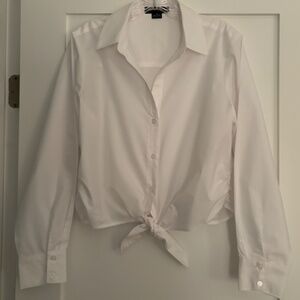 Sanctuary Cotton Hem Tie Shirt